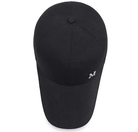 Maryam's Essential Trendy Metal M Baseball Cap