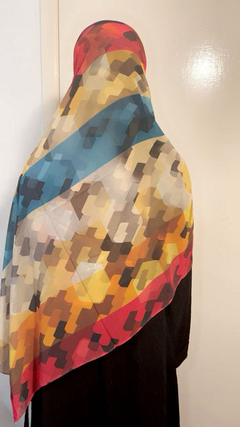 Maryam’s Essential Premium Printed Arabian Chiffon Hijab