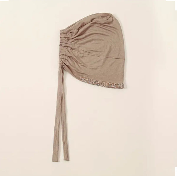 Maryam’s Essential Diamanté Tie Back Cap for Hijabs