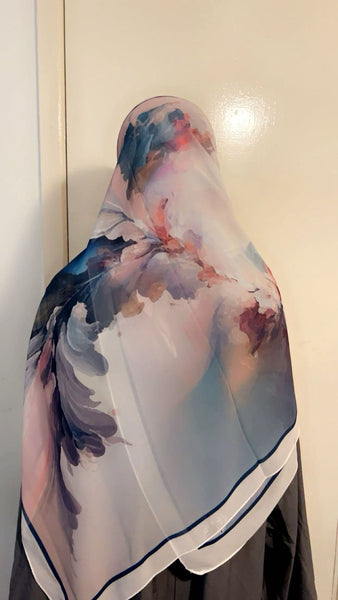 Maryam’s Essential Premium Printed Arabian Chiffon Hijab