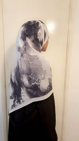 Maryam’s Essential Premium Printed Arabian Chiffon Hijab