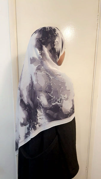 Maryam’s Essential Premium Printed Arabian Chiffon Hijab