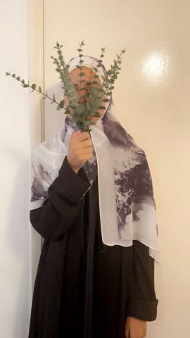Maryam’s Essential Premium Printed Arabian Chiffon Hijab
