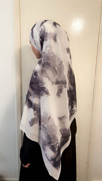Maryam’s Essential Premium Printed Arabian Chiffon Hijab