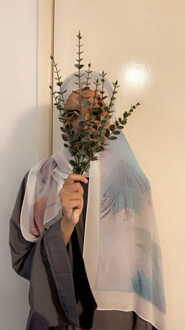 Maryam’s Essential Premium Printed Arabian Chiffon Hijab