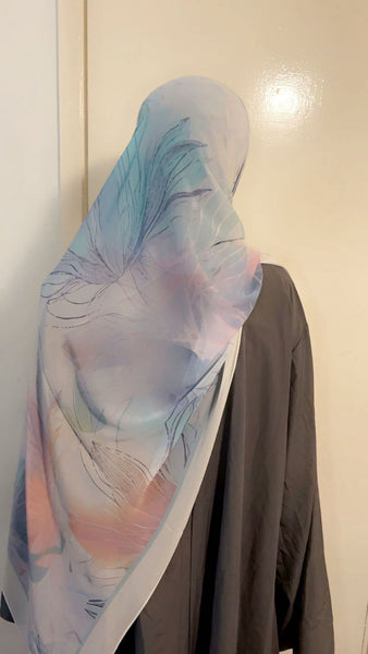 Maryam’s Essential Premium Printed Arabian Chiffon Hijab