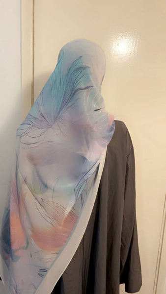 Maryam’s Essential Premium Printed Arabian Chiffon Hijab