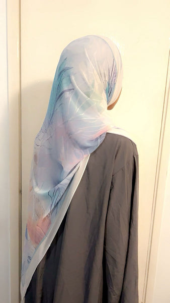 Maryam’s Essential Premium Printed Arabian Chiffon Hijab
