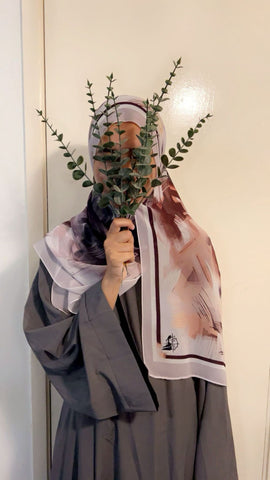 Maryam’s Essential Premium Printed Arabian Chiffon Hijab