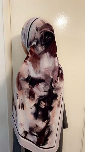 Maryam’s Essential Premium Printed Arabian Chiffon Hijab