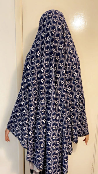 Maryam's Essential Women Long Printed Khimar Hijab