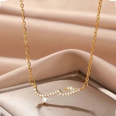 Maryam’s Essential Romantic Arabic Love حب Statement Necklace
