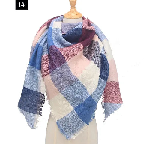 Maryam's Diamond Style Women Knitted Luxury Cashmere Scarf