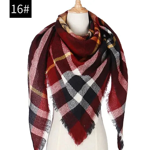 Maryam's Diamond Style Women Knitted Luxury Cashmere Scarf
