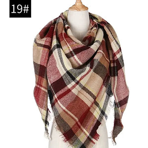 Maryam's Diamond Style Women Knitted Luxury Cashmere Scarf