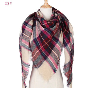 Maryam's Diamond Style Women Knitted Luxury Cashmere Scarf