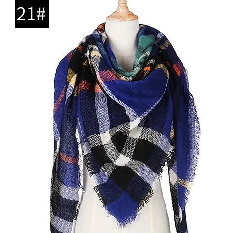 Maryam's Diamond Style Women Knitted Luxury Cashmere Scarf