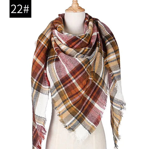 Maryam's Diamond Style Women Knitted Luxury Cashmere Scarf