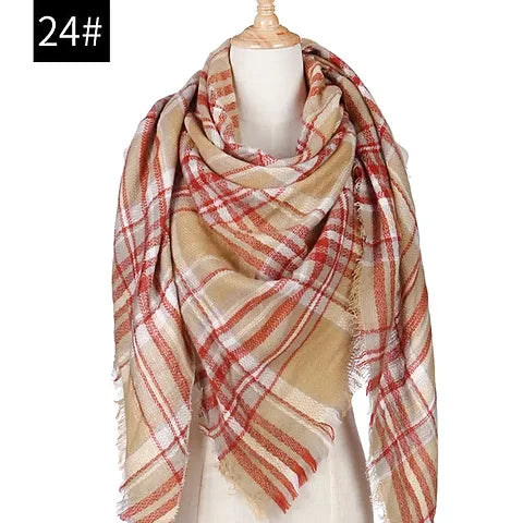 Maryam's Diamond Style Women Knitted Luxury Cashmere Scarf