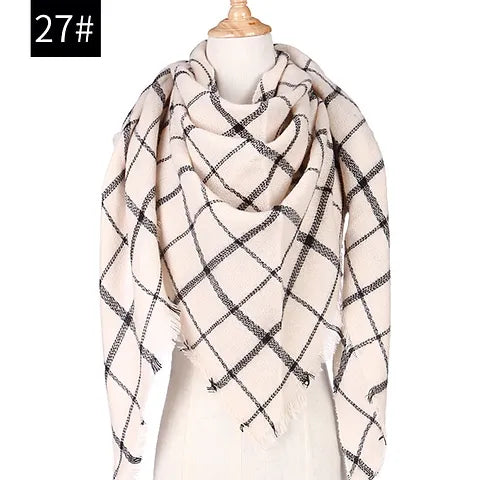 Maryam's Diamond Style Women Knitted Luxury Cashmere Scarf