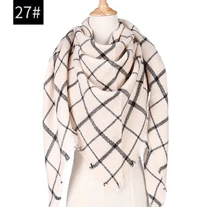 Maryam's Diamond Style Women Knitted Luxury Cashmere Scarf