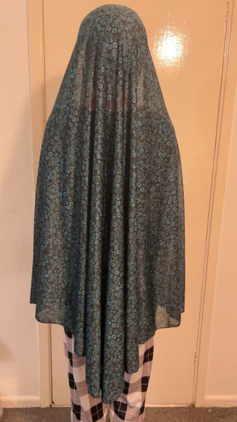 Maryam's Essential Women Long Printed Khimar Hijab
