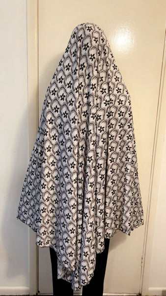 Maryam's Essential Women Long Printed Khimar Hijab