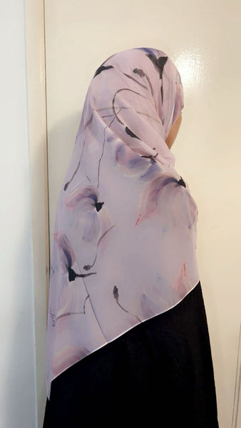 Maryam’s Essential Premium Printed Arabian Chiffon Hijab