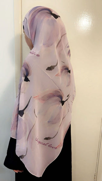 Maryam’s Essential Premium Printed Arabian Chiffon Hijab