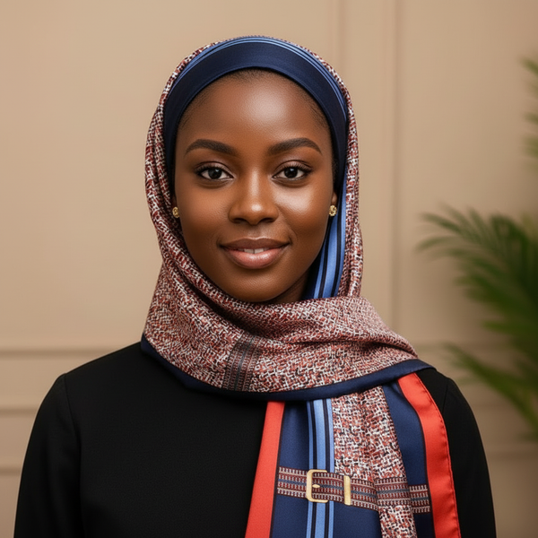 Maryam's Essential Stunning Silk Satin Printed Shawl/Hijab