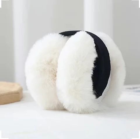 Maryam’s Essential Plush Rabbit Fur Winter Earmuffs