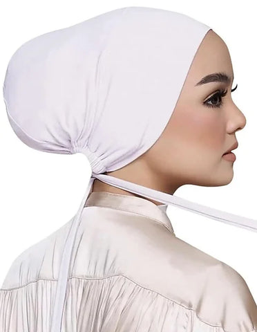 Maryam’s Essential Tie Back Drawstring Cap for Hijabs