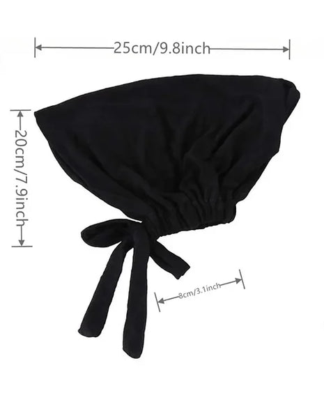Maryam’s Essential Tie Back Drawstring Cap for Hijab Set