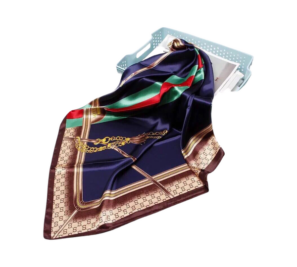 Maryam's Essential Stunning Silk Satin Printed Shawl/Hijab
