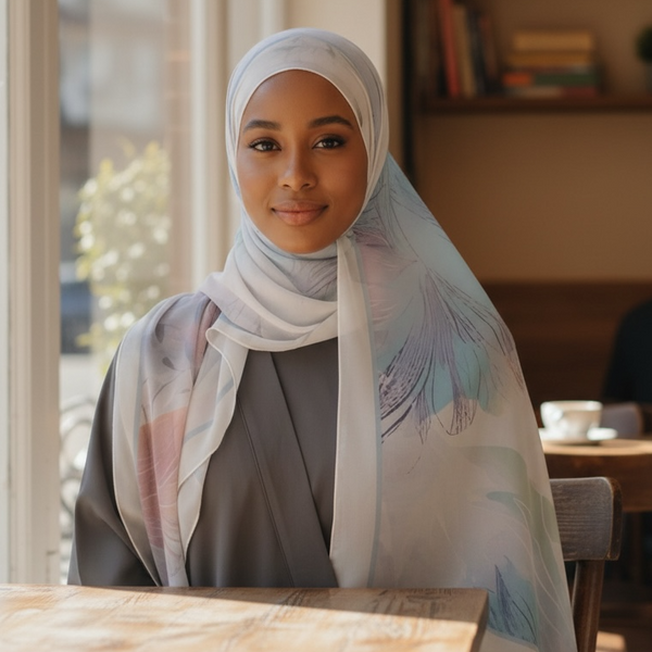 Maryam’s Essential Premium Printed Arabian Chiffon Hijab