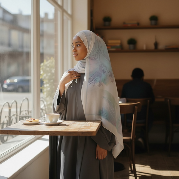 Maryam’s Essential Premium Printed Arabian Chiffon Hijab