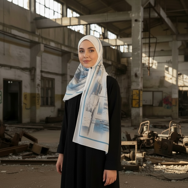 Maryam’s Essential Premium Printed Arabian Chiffon Hijab