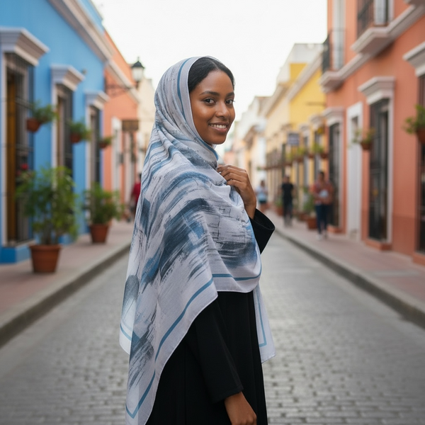 Maryam’s Essential Premium Printed Arabian Chiffon Hijab