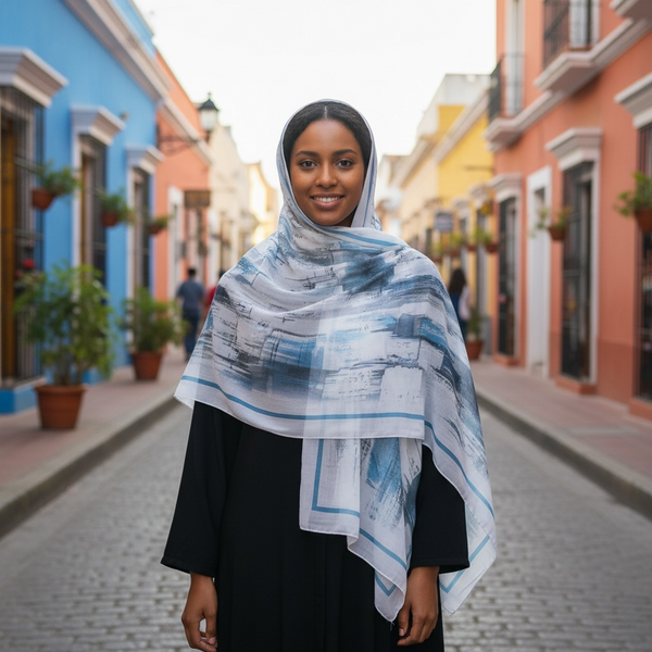 Maryam’s Essential Premium Printed Arabian Chiffon Hijab