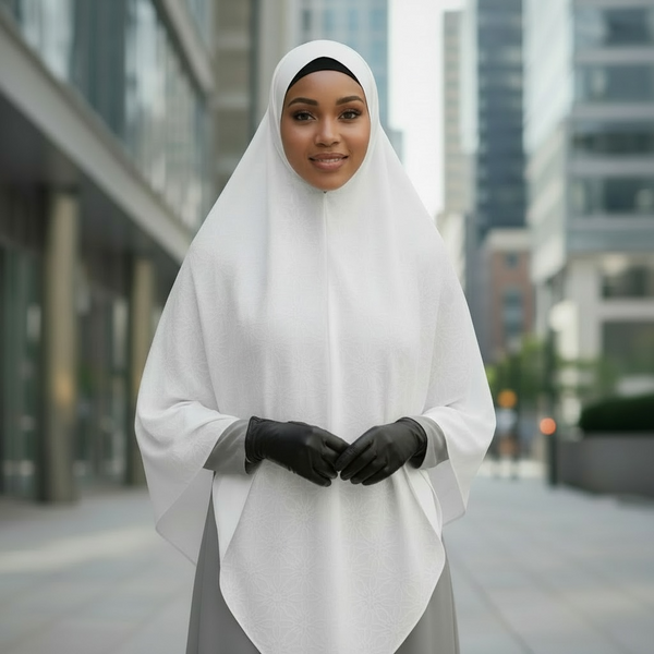 Maryam’s Essential Luxury Plain Tie Back Khimar Hijab