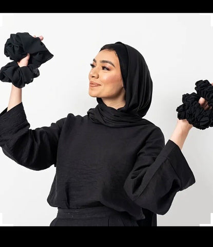 Maryam’s Essential Large Scrunchies, Inner Cap, Hijab Clip Set