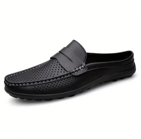 Maryam’s Essential Men Microfibre Upper Rubber Sole Slip on Mule Shoes