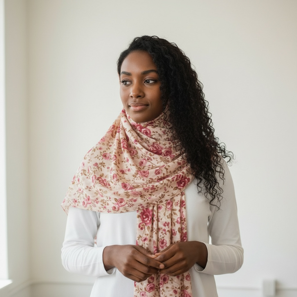 Maryam's Essential Luxury Premium Printed Stretchy Hijab