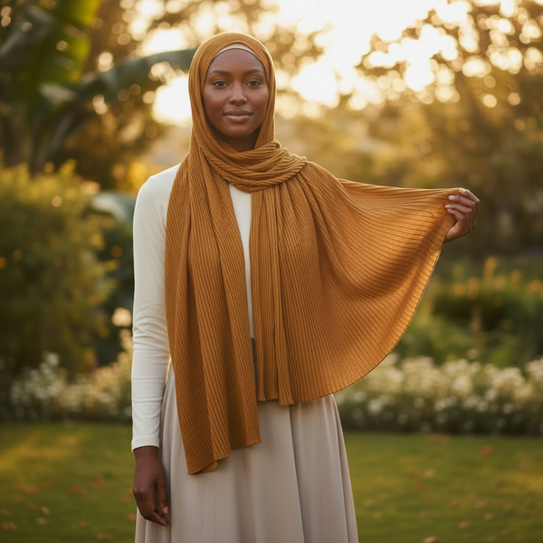 Maryam’s Essential Premium Pleated Crinkle Hijab
