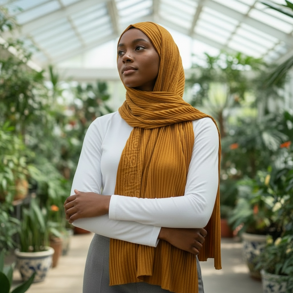 Maryam’s Essential Premium Pleated Crinkle Hijab