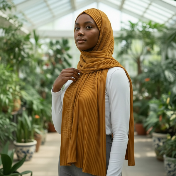 Maryam’s Essential Premium Pleated Crinkle Hijab