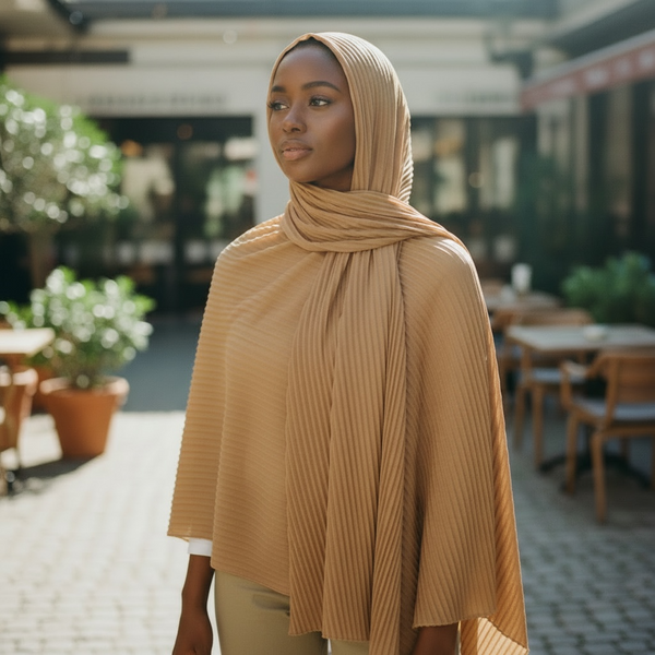 Maryam’s Essential Premium Pleated Crinkle Hijab
