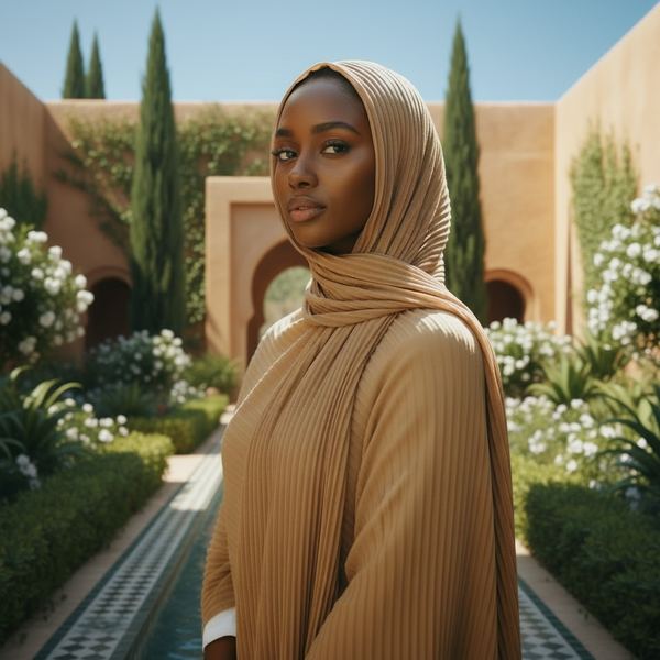 Maryam’s Essential Premium Pleated Crinkle Hijab