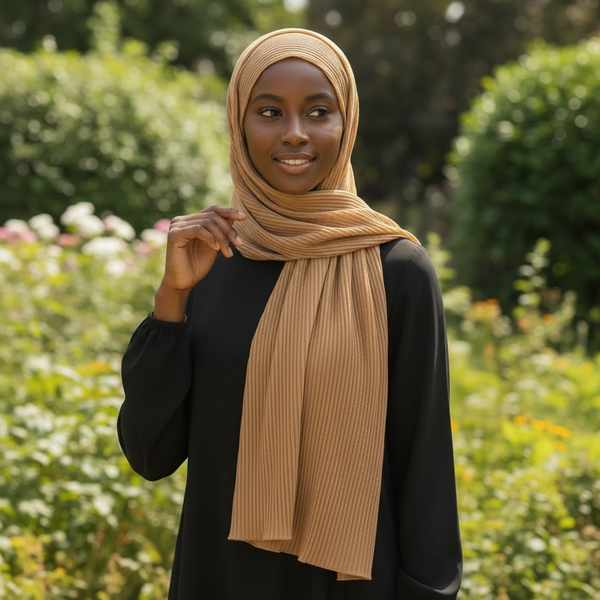 Maryam’s Essential Premium Pleated Crinkle Hijab