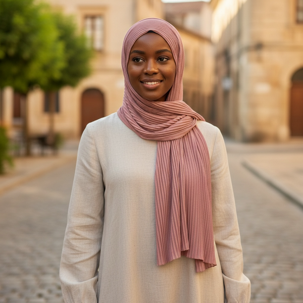 Maryam’s Essential Premium Pleated Crinkle Hijab